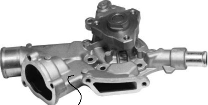 1334130  90542606  1334079 Water pump for OPEL/VAU XHALL