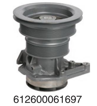 612600061697 Weichai diesel engine FAW SHACMAN Delong for Engine Truck water Pump