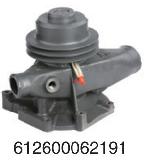 612600062191 Weichai diesel engine FAW SHACMAN Delong for Engine Truck water Pump