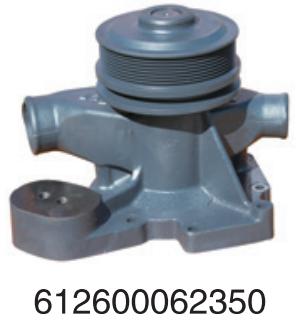 612600062350 Weichai diesel engine FAW SHACMAN Delong for Engine Truck water Pump
